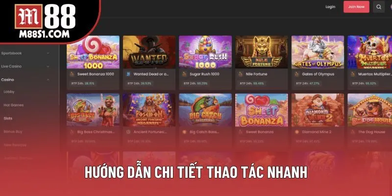 Hướng dẫn chi tiết thao tác nhanh Hướng dẫn chi tiết thao tác nhanh